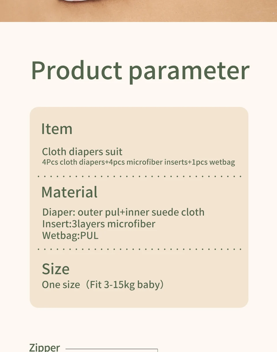 HappyFlute New Four-Piece Set Waterproof Pocket Cloth Diaper Suit With 4Insert &Wet Bag Newborn Baby Stuff HappyFlute New Four-Piece Set Waterproof Pocket Cloth Diaper Suit With 4Insert &Wet Bag Newborn Baby Stuff