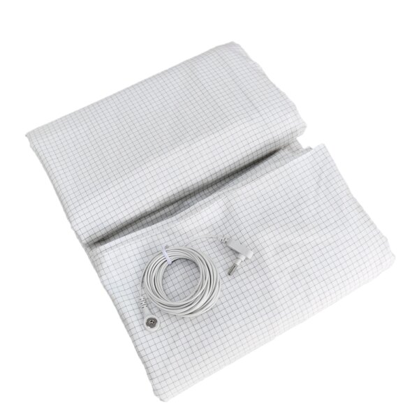 Earthing Flat Bedsheet 10% Silver Organic Cotton - Various Sizes - Image 2