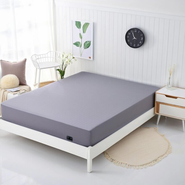 Earthing Fitted Bedsheet Queen Size 10% Silver Organic Cotton - Image 4