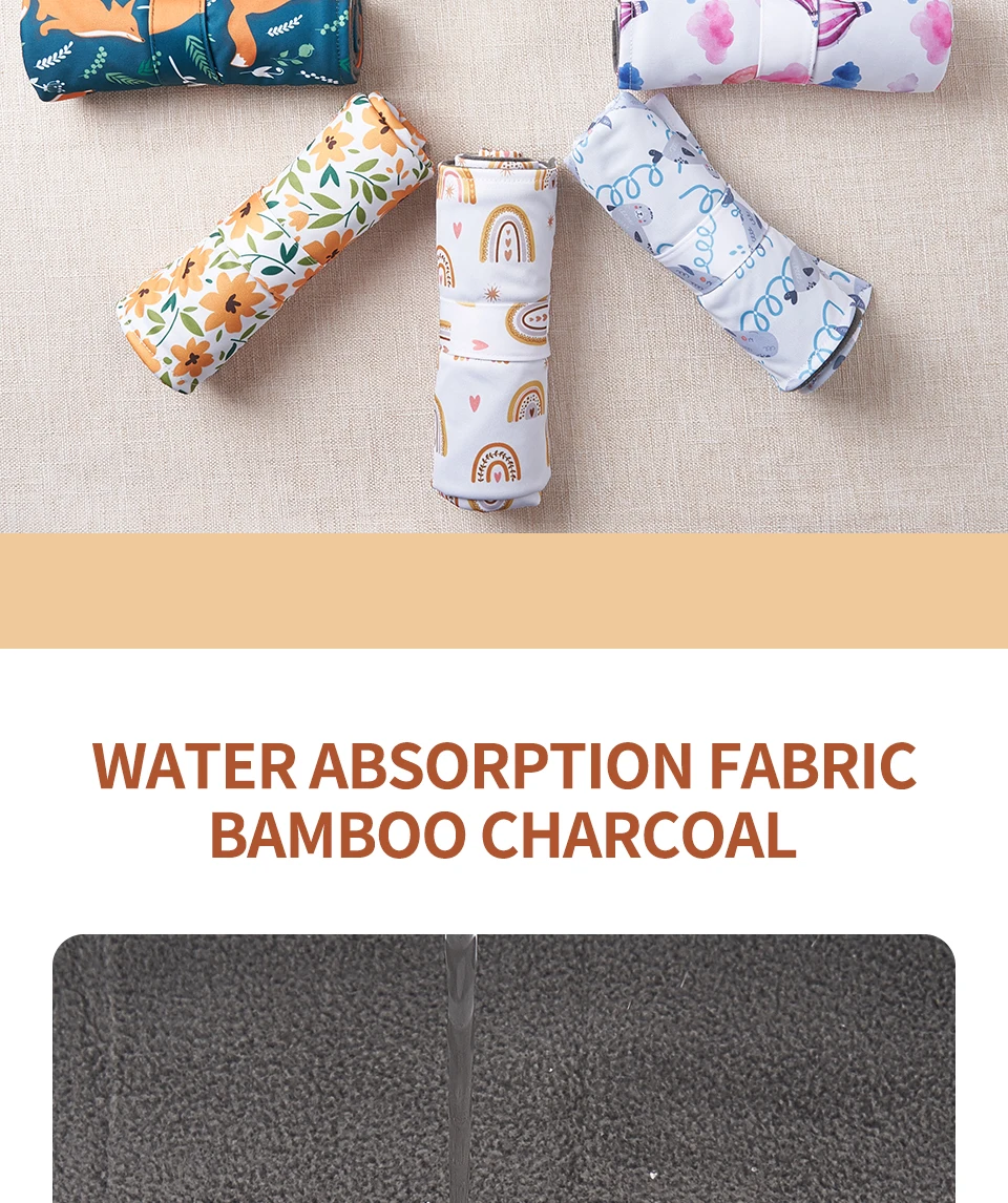 HappyFlute 2Pcs/sets Bamboo Charcoal Changing Mat Waterproof Portable Change Pad Soft Sheet Mat Bed Pads 40*70cm HappyFlute 2Pcs/sets Bamboo Charcoal Changing Mat Waterproof Portable Change Pad Soft Sheet Mat Bed Pads 40*70cm